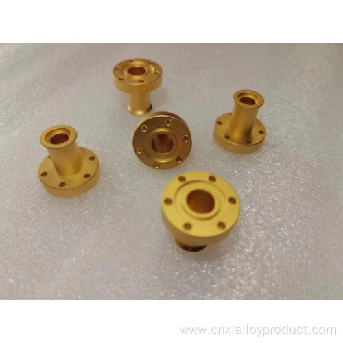 Molybdenum-copper alloy customizable gold-plated parts